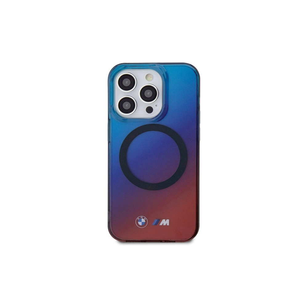 Hurtownia GSM - Case BMW BMHMP15XHTTG Apple iPhone 15 Pro Max Hardcase M Gradient MagSafe rot-blau - BMW594 - {ean13} - Hurt