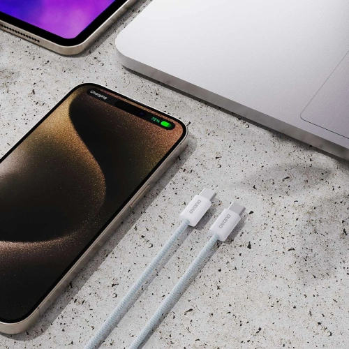 Kabel Dudao L6C USB-C / USB-C PD 60W 1m jasnoniebieski