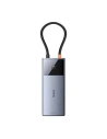 Hurtownia GSM - Adaptér 6w1 Baseus Metal Gleam 2 Series hub USB-C / 2xUSB-A 3.0, USB-C, USB-C PD, HDMI, Ethernet RJ45 - BSU4826 - {ean13} - Hurt