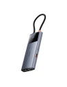 Hurtownia GSM - Adaptér 6w1 Baseus Metal Gleam 2 Series hub USB-C / 2xUSB-A 3.0, USB-C, USB-C PD, HDMI, Ethernet RJ45 - BSU4826 - {ean13} - Hurt