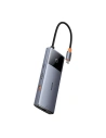 Hurtownia GSM - Adaptér 6w1 Baseus Metal Gleam 2 Series hub USB-C / 2xUSB-A 3.0, USB-C, USB-C PD, HDMI, Ethernet RJ45 - BSU4826 - {ean13} - Hurt