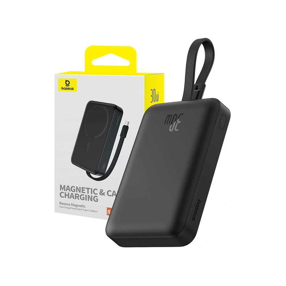 Hurtownia GSM - Powerbank magnetický Baseus Magnetic Mini 10000mAh 30W MagSafe černý - BSU4827 - {ean13} - Hurt