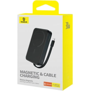 Hurtownia GSM - Magnetische Powerbank Baseus Magnetic Mini 10000mAh 30W MagSafe schwarz - BSU4827 - {ean13} - Hurt