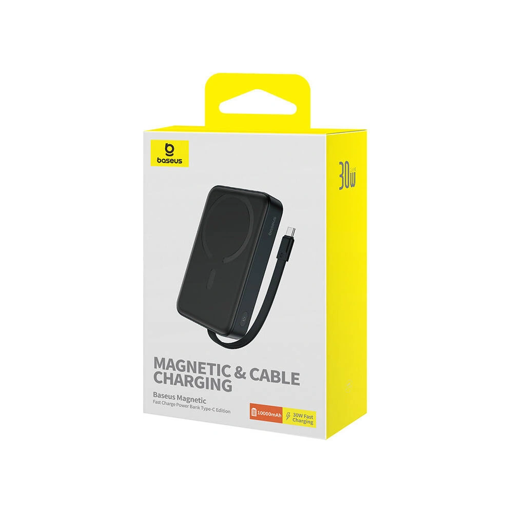 Hurtownia GSM - Powerbank magnetický Baseus Magnetic Mini 10000mAh 30W MagSafe černý - BSU4827 - {ean13} - Hurt