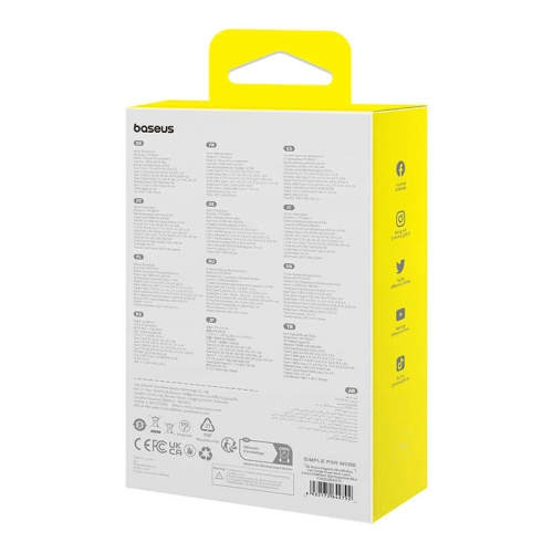 Powerbank magnetyczny Baseus Magnetic Mini 10000mAh 30W MagSafe niebieski