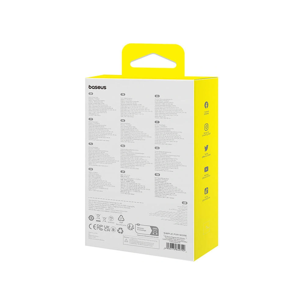 Hurtownia GSM - Powerbank magnetický Baseus Magnetic Mini 10000mAh 30W MagSafe modrý - BSU4828 - {ean13} - Hurt
