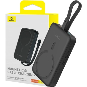 Hurtownia GSM - Magnetische Powerbank Baseus Magnetic Mini 10000mAh 20W MagSafe schwarz - BSU4831 - {ean13} - Hurt