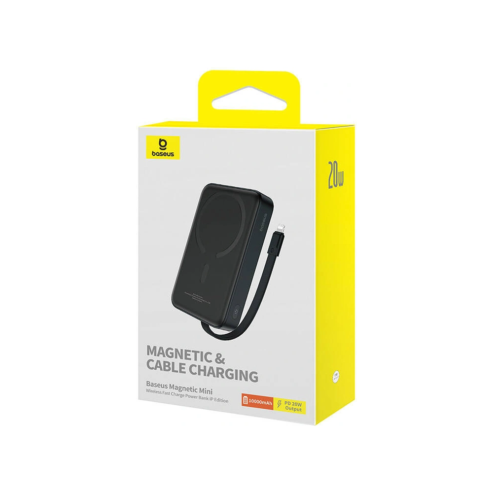 Hurtownia GSM - Powerbank magnetický Baseus Magnetic Mini 10000mAh 20W MagSafe černý - BSU4831 - {ean13} - Hurt