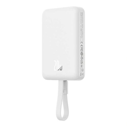 Powerbank magnetyczny Baseus Magnetic Mini 10000mAh 20W MagSafe biały
