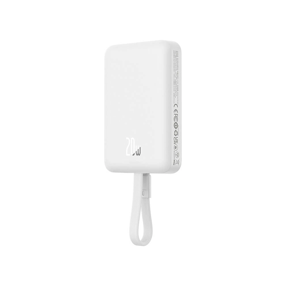 Hurtownia GSM - Powerbank magnetický Baseus Magnetic Mini 10000mAh 20W MagSafe bílý - BSU4832 - {ean13} - Hurt