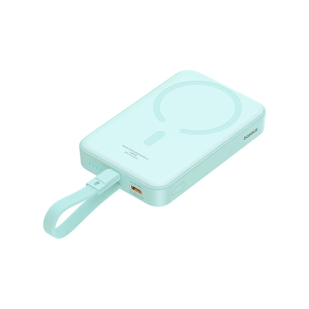 Hurtownia GSM - Powerbank magnetický Baseus Magnetic Mini 10000mAh 20W MagSafe mátový - BSU4833 - {ean13} - Hurt