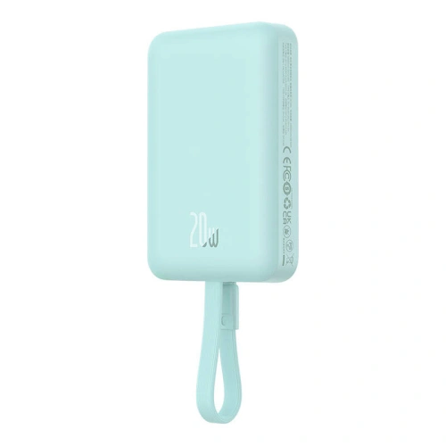 Powerbank magnetyczny Baseus Magnetic Mini 10000mAh 20W MagSafe miętowy