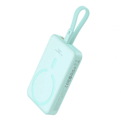 Powerbank magnetyczny Baseus Magnetic Mini 10000mAh 20W MagSafe miętowy