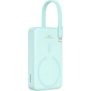 Hurtownia GSM - Powerbank mágneses Baseus Magnetic Mini 10000mAh 20W MagSafe menta - BSU4833 - {ean13} - Hurt
