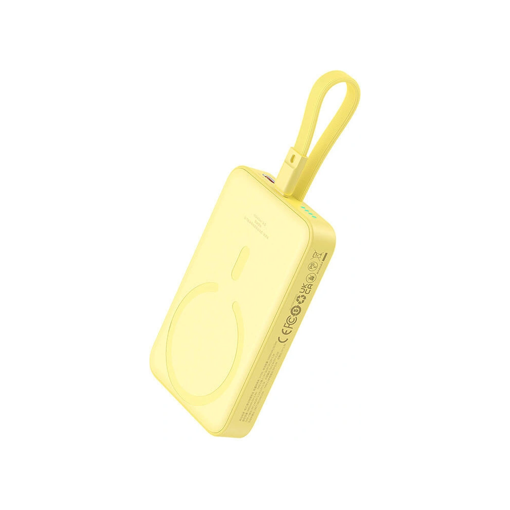 Hurtownia GSM - Powerbank magnetický Baseus Magnetic Mini 10000mAh 20W MagSafe žlutý - BSU4834 - {ean13} - Hurt