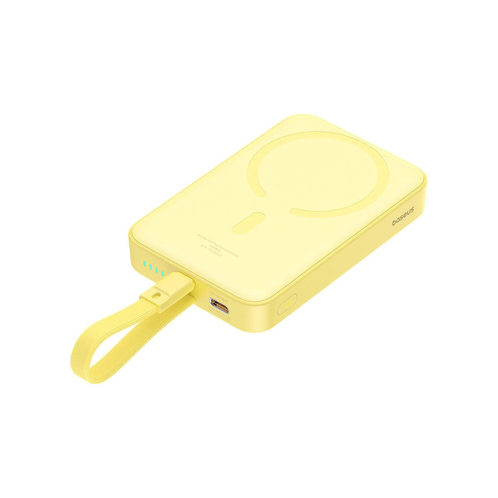 Hurtownia GSM - Powerbank magnetický Baseus Magnetic Mini 10000mAh 20W MagSafe žlutý - BSU4834 - {ean13} - Hurt