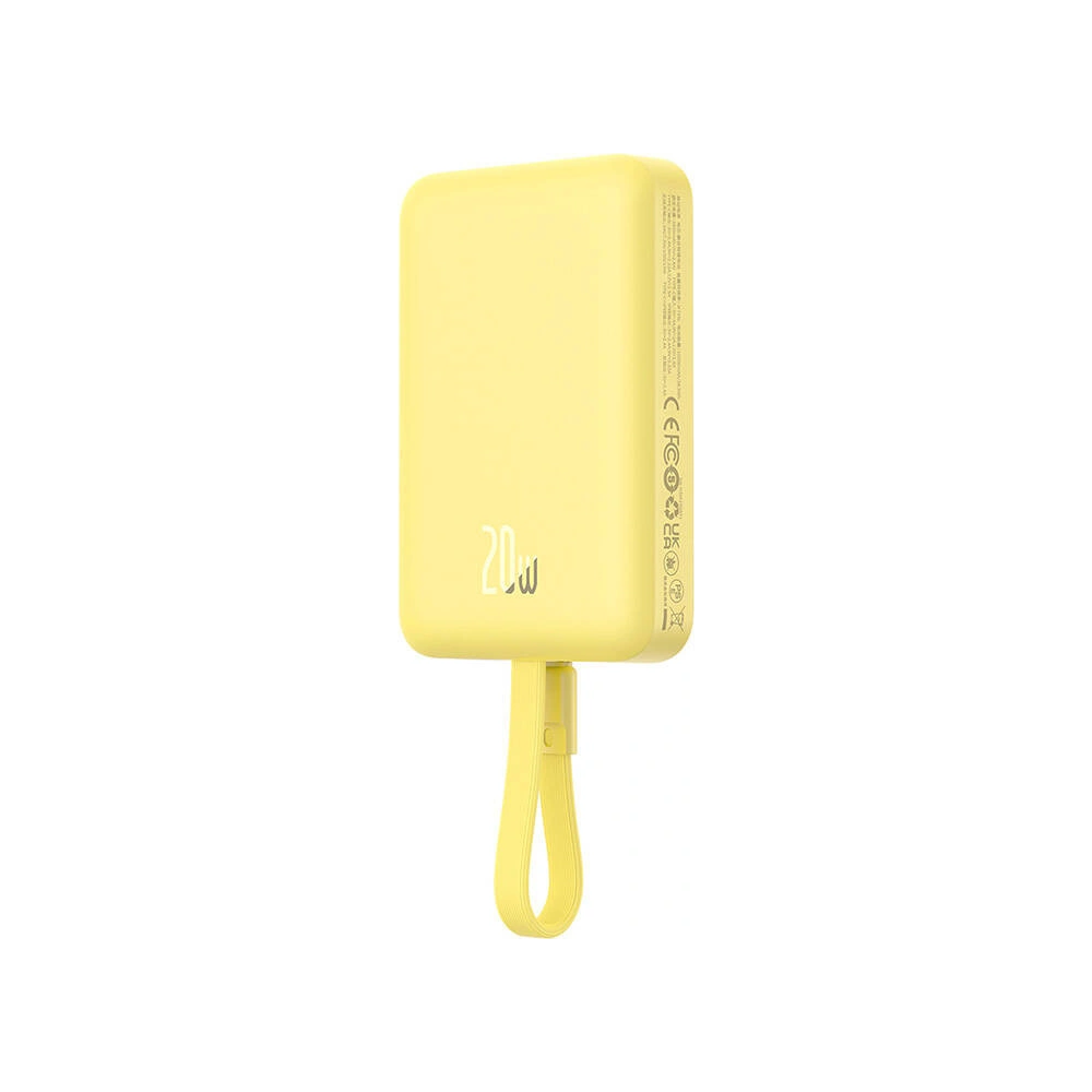 Hurtownia GSM - Magnetische Powerbank Baseus Magnetic Mini 10000mAh 20W MagSafe gelb - BSU4834 - {ean13} - Hurt