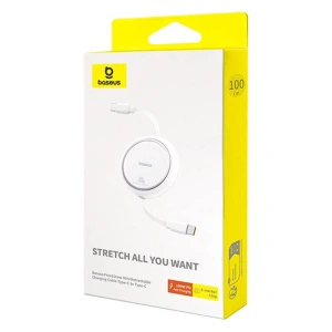 Hurtownia GSM - Kabel Baseus Free2Draw USB-C / USB-C PD 100W 1m weiß - BSU4839 - {ean13} - Hurt