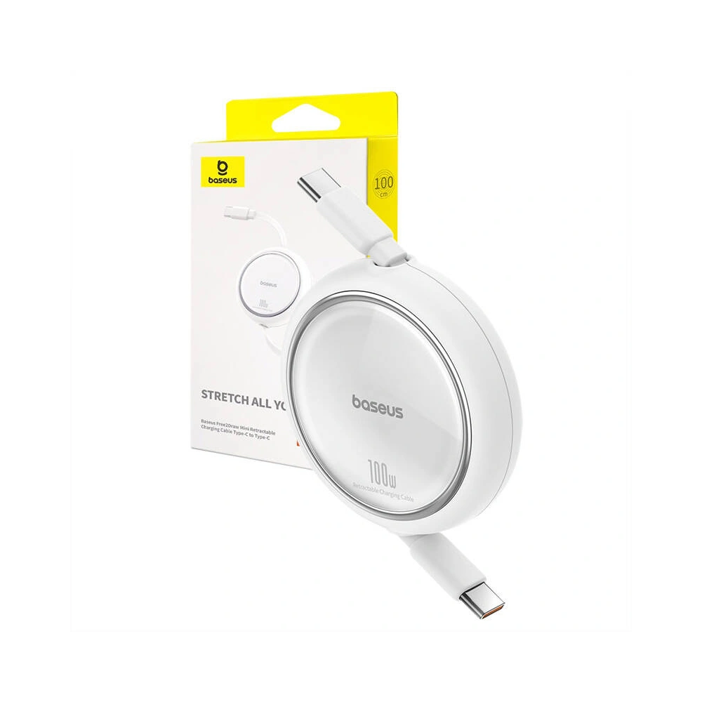 Hurtownia GSM - Kábel Baseus Free2Draw USB-C / USB-C PD 100W 1m fehér - BSU4839 - {ean13} - Hurt