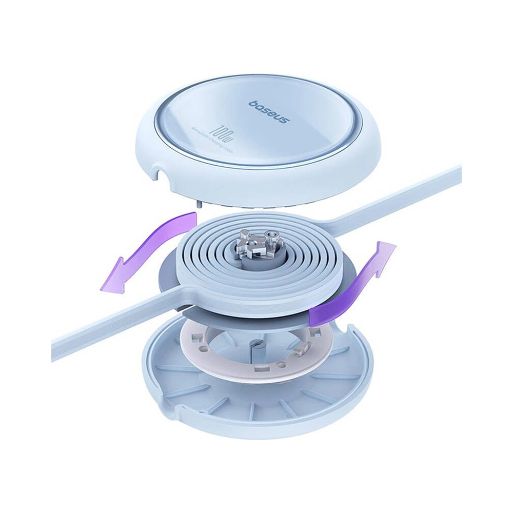 Hurtownia GSM - Kábel Baseus Free2Draw USB-C / USB-C PD 100W 1m kék - BSU4840 - {ean13} - Hurt