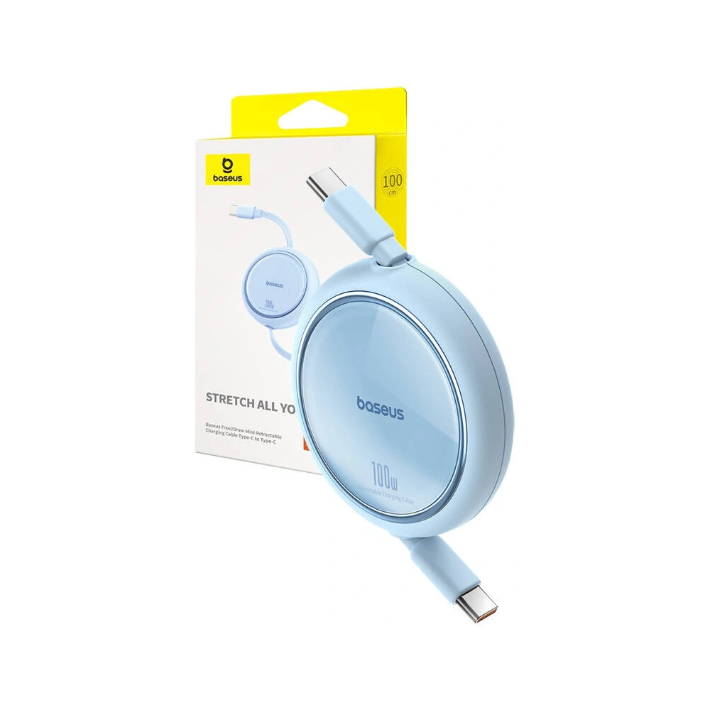 Hurtownia GSM - Kabel Baseus Free2Draw USB-C / USB-C PD 100W 1m modrý - BSU4840 - {ean13} - Hurt
