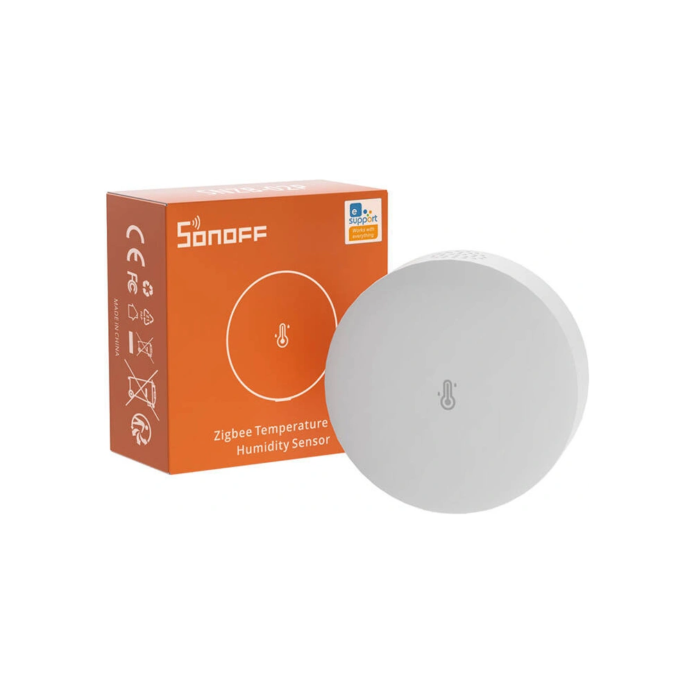 Hurtownia GSM - Intelligenter Temperatur- und Feuchtigkeitssensor ZigBee Sonoff SNZB-02P rund - SNF143 - {ean13} - Hurt