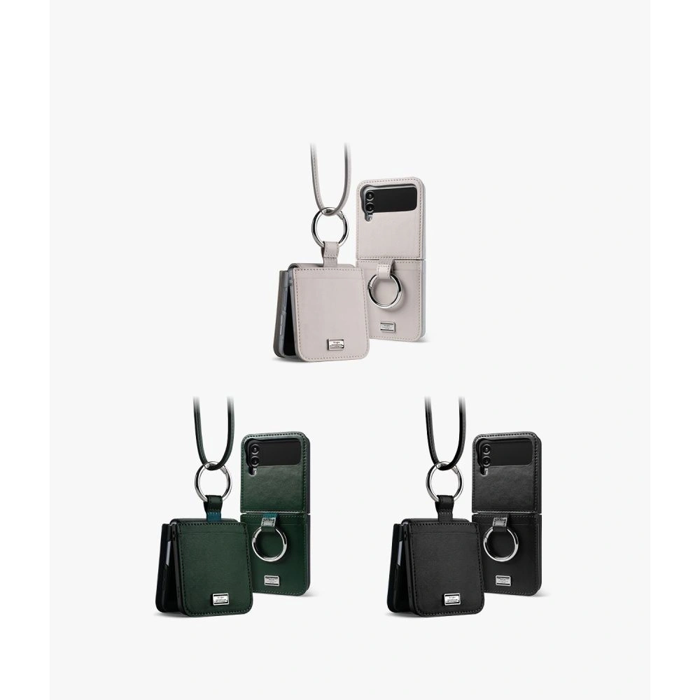 Hurtownia GSM - [OUTLET] Ringke Samsung Carcasă Signature Folio Galaxy Z Flip 4 Negru - OT-572 - {ean13} - Hurt