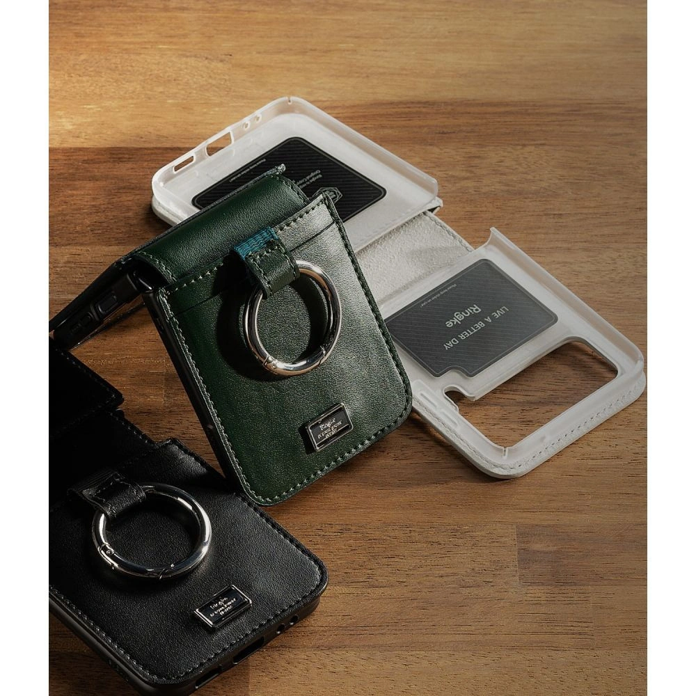 Hurtownia GSM - [OUTLET] Etui Ringke Signature Folio Samsung Galaxy Z Flip 4 Černé - OT-572 - {ean13} - Hurt