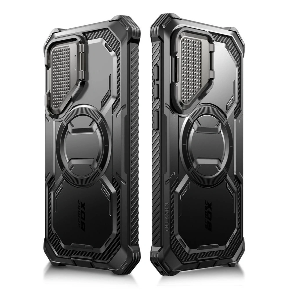 Etui Supcase IBLSN ArmorBox Mag MagSafe Samsung Galaxy S24 Fekete