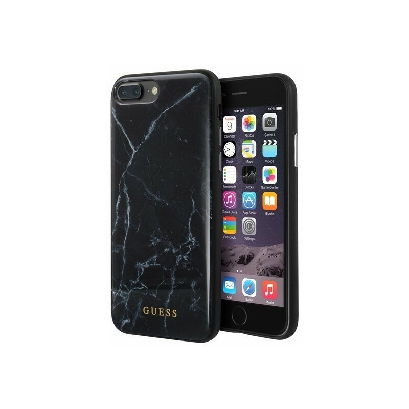Guess Distributor - 3700740422700 - GUE121BLK - Guess GUHCI8LHYMABK iPhone 7/8 Plus black Marble - B2B homescreen