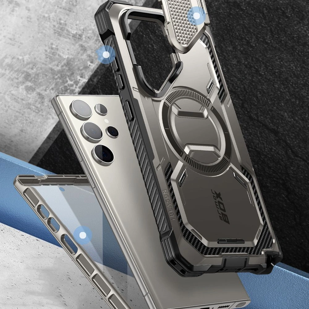 Hurtownia GSM - Case Supcase IBLSN ArmorBox Mag MagSafe Samsung Galaxy S24 Ultra Tigrey - SPC426 - {ean13} - Hurt