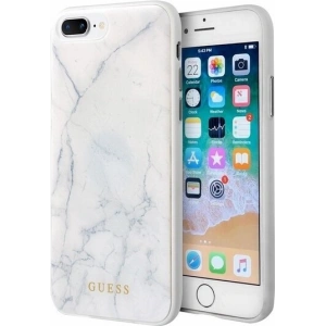 Hurtownia GSM - Etui Guess GUHCI8LHYMAWH Apple iPhone 7/8 Plus weiß/white Marble - GUE122WHT - {ean13} - Hurt