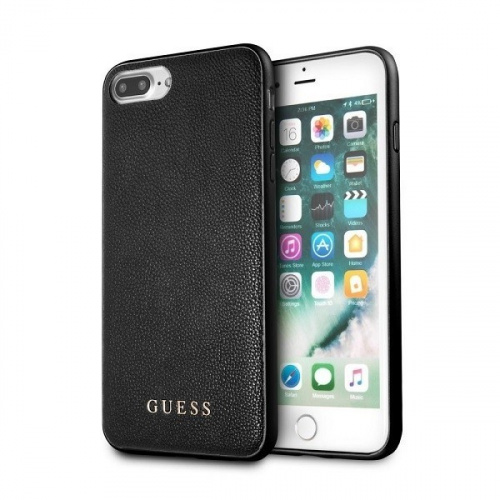 Etui Guess GUHCI8LIGLBK Apple iPhone 7/8 Plus black/czarny hard case Iridescent