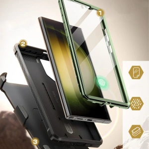 Wholesale Supcase Unicorn Beetle Pro 2-set Samsung Galaxy S24 Ultra Guldan - SPC428 - {ean13} - Hurt