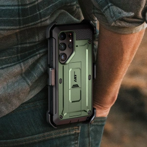 Etui Supcase Unicorn Beetle Pro 2-set Samsung Galaxy S24 Ultra Zlatá