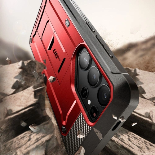 Etui Supcase Unicorn Beetle Pro 2-set Samsung Galaxy S24 Ultra Ruddy