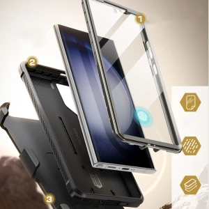 Wholesale Supcase Unicorn Beetle Pro 2-set Samsung Galaxy S24 Ultra Tigrey - SPC430 - {ean13} - Hurt