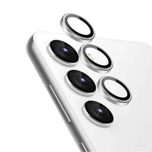 Ochranné sklo na objektiv fotoaparátu Crong Lens Ring Samsung Galaxy S24 průhledné
