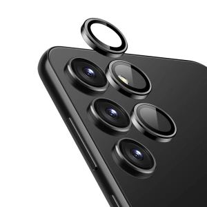 Hurtownia GSM - Szkło hartowane na obiektyw aparatu Crong Lens Ring Samsung Galaxy S24 czarne - CRG691 - {ean13} - Hurt