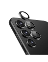 Zesílené sklo na objektiv fotoaparátu Crong Lens Ring Samsung Galaxy S24 černé
