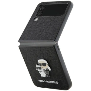 Hurtownia GSM - Case Karl Lagerfeld KLHCZF4SAKCNPK Samsung Galaxy Z Flip4 Hardcase Saffiano Karl&Choupette Pin schwarz/black - KLD1866 - {ean13} - Hurt