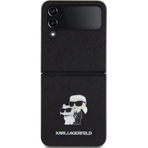 Wholesale Karl Lagerfeld KLHCZF4SAKCNPK Samsung Galaxy Z Flip4 hardcase Saffiano Karl&Choupette Pin black - KLD1866 - {ean13} - Hurt