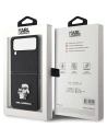 Hurtownia GSM - Etui Karl Lagerfeld KLHCZF4SAKCNPK Samsung Galaxy Z Flip4 kemény tok Saffiano Karl&Choupette Pin fekete/black - KLD1866 - {ean13} - Hurt