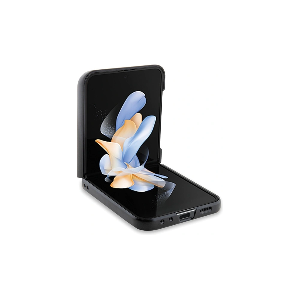 Hurtownia GSM - Tok Karl Lagerfeld KLHCZF5SAPCHNPK Samsung Galaxy Z Flip5 kemény tok Saffiano Monogram Choupette Pin fekete/black - KLD1867 - {ean13} - Hurt