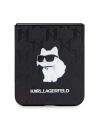 Wholesale Karl Lagerfeld KLHCZF5SAPCHNPK Samsung Galaxy Z Flip5 hardcase Saffiano Monogram Choupette Pin black - KLD1867 - {ean13} - Hurt