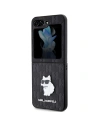 Hurtownia GSM - Tok Karl Lagerfeld KLHCZF5SAPCHNPK Samsung Galaxy Z Flip5 kemény tok Saffiano Monogram Choupette Pin fekete/black - KLD1867 - {ean13} - Hurt