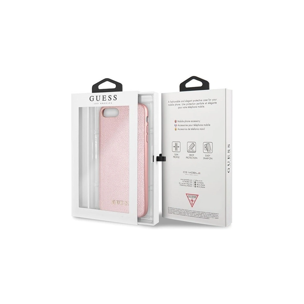 Hurtownia GSM - Etui Guess GUHCI8LIGLRG Apple iPhone 7/8 Plus rose gold/różowo-złoty hard case Iridescent - GUE125RS - {ean13} - Hurt