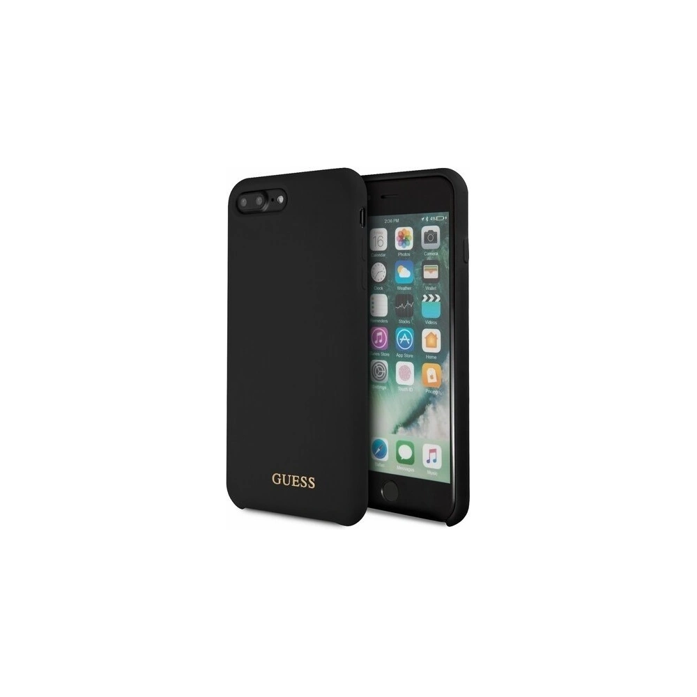 Hurtownia GSM - Etui Guess GUHCI8LLSGLBK Apple iPhone 7/8 Plus black/czarny hard case Silicone - GUE126BLK - {ean13} - Hurt