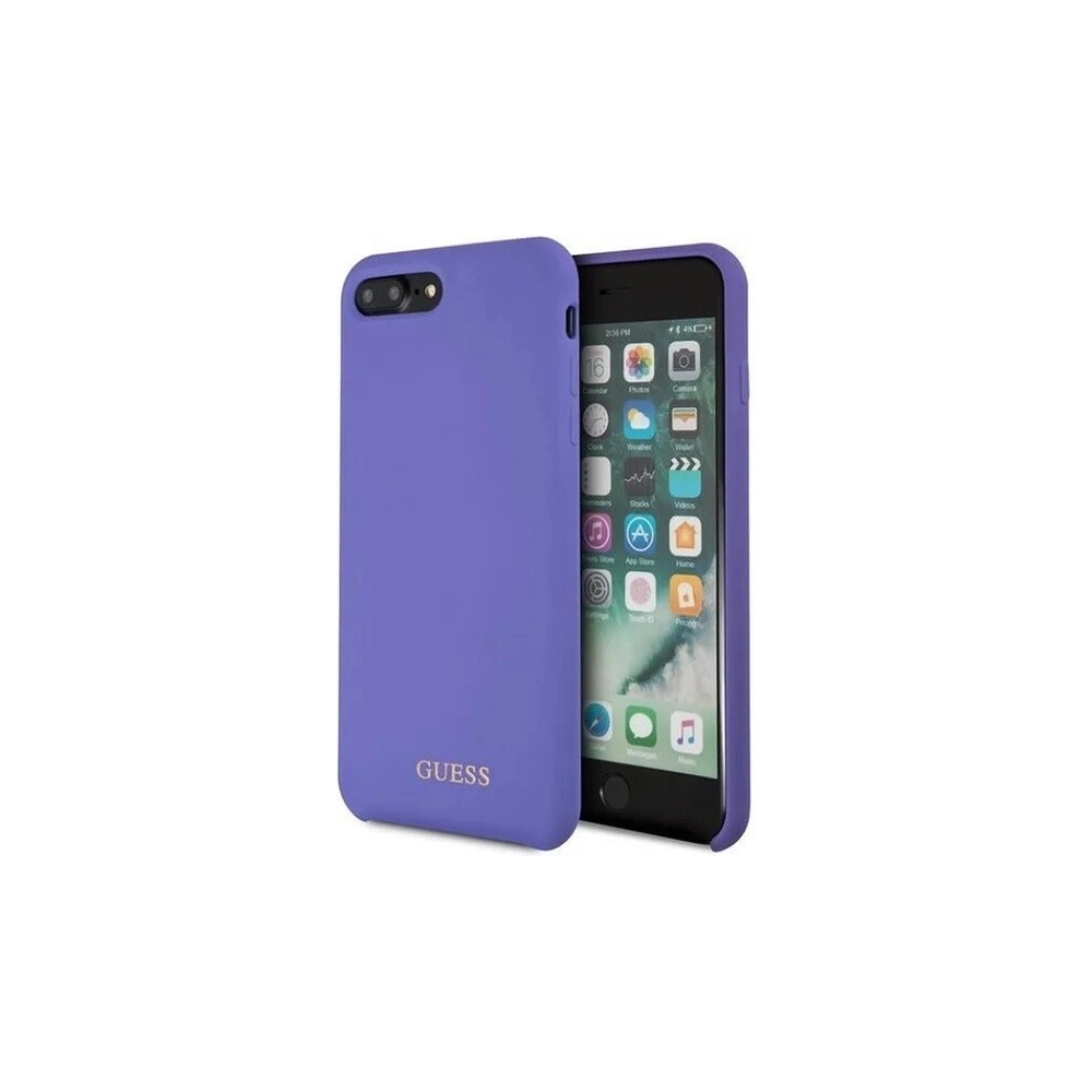 Hurtownia GSM - Etui Guess GUHCI8LLSGLUV Apple iPhone 7/8 Plus purple/fioletowy hard case Silicone - GUE129PRP - {ean13} - Hurt