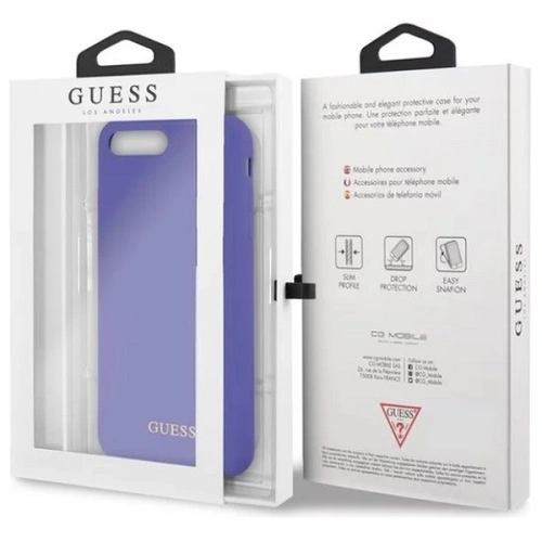 Etui Guess GUHCI8LLSGLUV Apple iPhone 7/8 Plus purple/fioletowy hard case Silicone